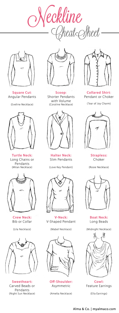 Pairing the right necklace for your neckline | Alma & Co.
