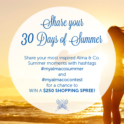 alma and co 30 days of summer giveaway